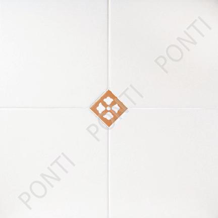 Federica 5x5, 20x20 pentagono bianco vietri