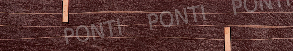 LOL314 listello Iron stone inserto copper anticato