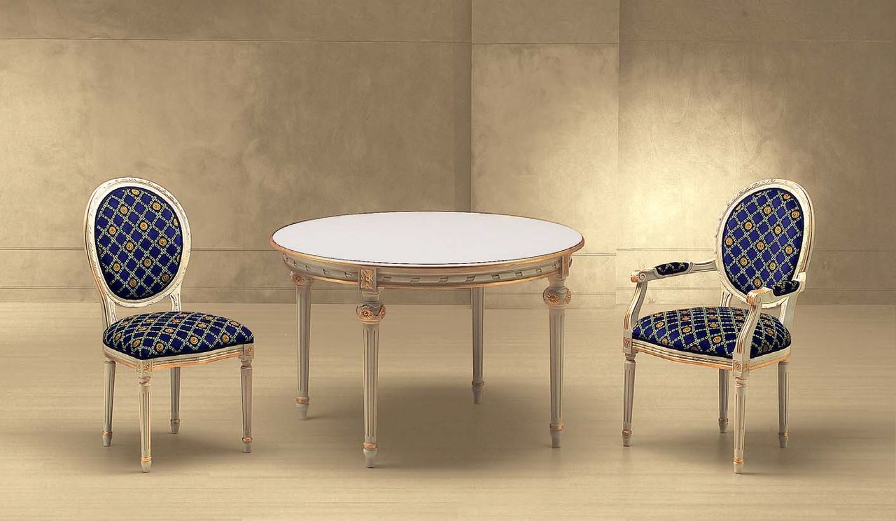 стул и полукресло Luigi XVI -Prestige  фабрика Morello Gianpaolo