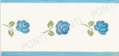 Rose azzurro listello 10x20