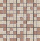 Мозаика из натурального камня Travertino Noce, Travertino Chiaro 2,5x2,5